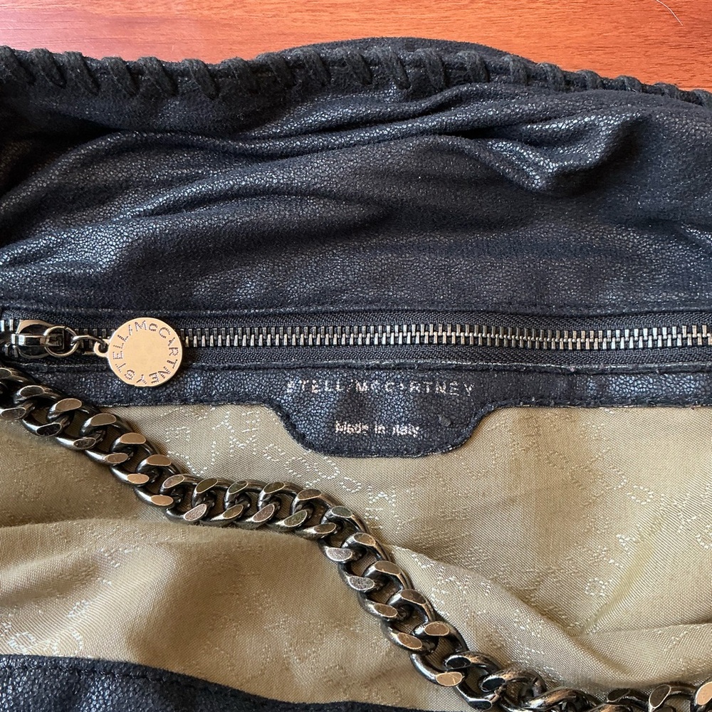 Stella McCartney Falabella Vegan Leather Purse Bag 17 x 14 x 3 - Picture 6 of 11
